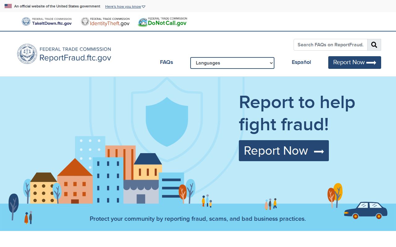 FTC fraud reporting portal for West Palm Beach consumers